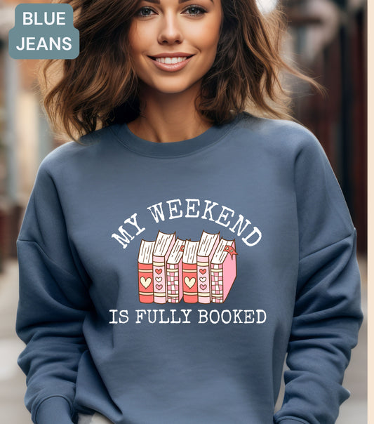 I Closed My Books To Be Here Sweatshirt - Funny Graphic Crewneck |