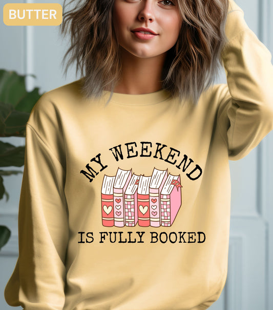 I Closed My Books To Be Here Sweatshirt - Funny Graphic Crewneck |