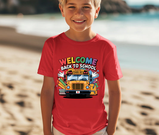 Back to School Shirt for Kids – Custom Name Tee | First Day of School Outfit | Preschool & Kindergarten Shirt | Custom Kids T-Shirt