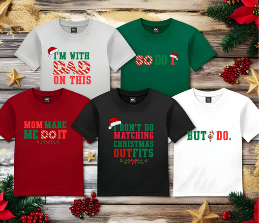 🎄 Custom Christmas Shirts for Family | Matching Holiday Shirts | Personalized Family Christmas Outfits