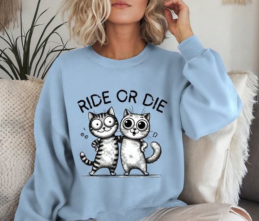 Unisex Best Friend Ride or Die Sweatshirt
