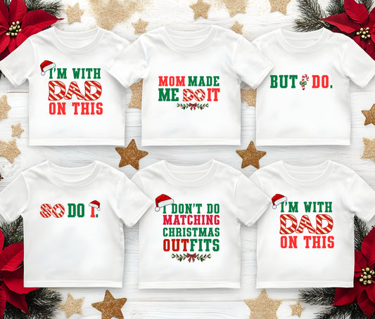 🎄 Custom Christmas Shirts for Family | Matching Holiday Shirts | Personalized Family Christmas Outfits