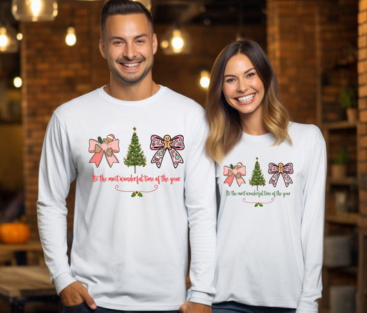 Its The Most Wonderful Time Of The Year Christmas Sweatshirt | Holiday Crewneck | Festive Winter Sweater | Cozy Family Matching Shirts | Funny Cute Christmas Gifts for All