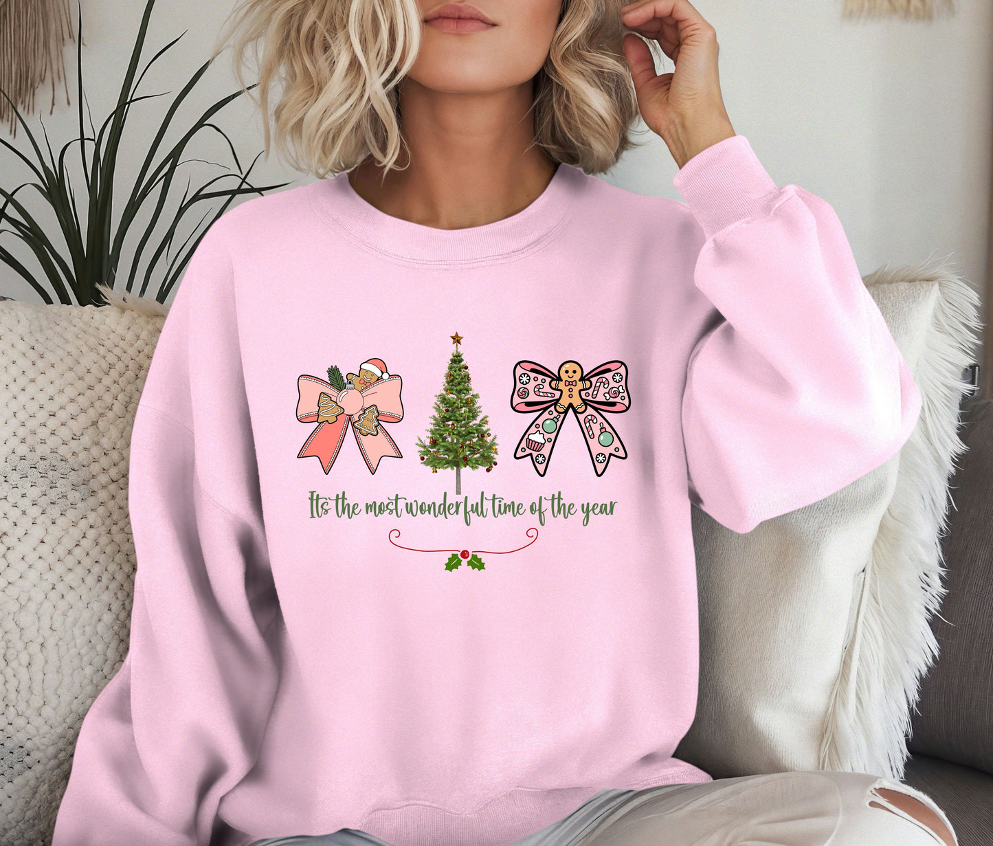 Its The Most Wonderful Time Of The Year Christmas Sweatshirt | Holiday Crewneck | Festive Winter Sweater | Cozy Family Matching Shirts | Funny Cute Christmas Gifts for All