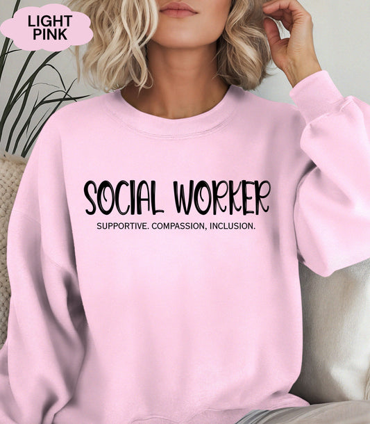 Custom Unisex Sweatshirt  For SocIal Workers