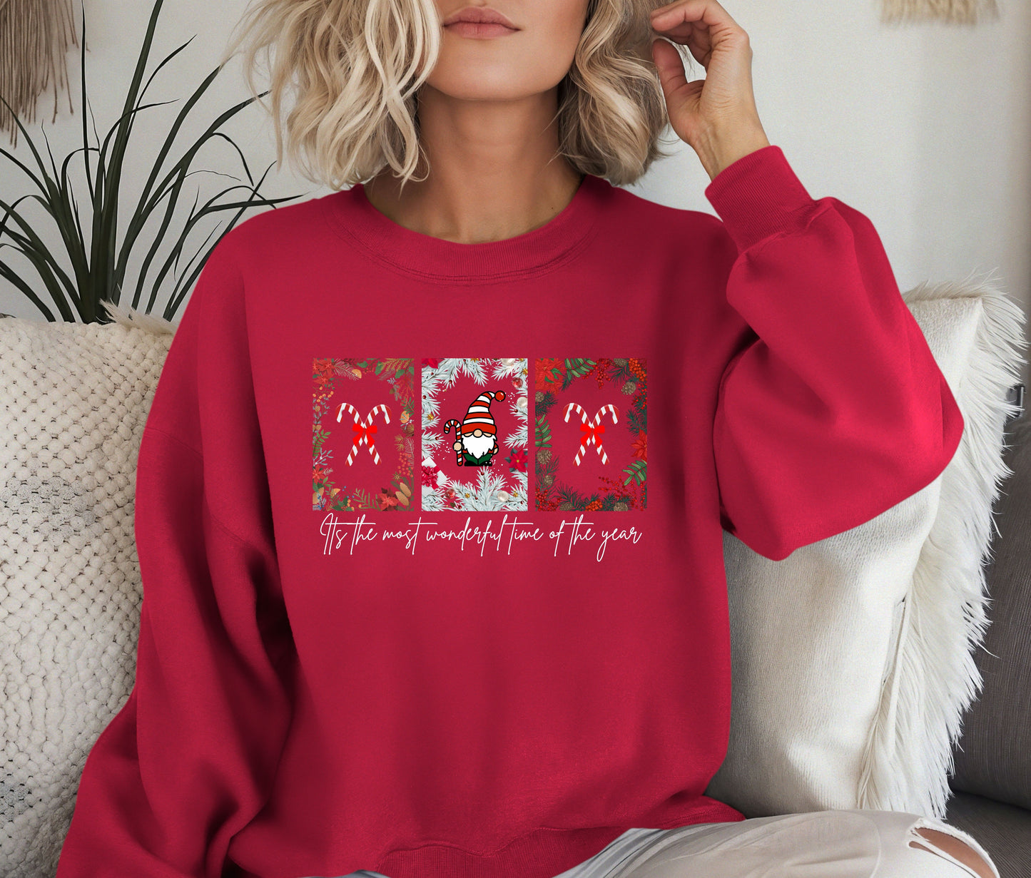 Its The Most Wonderful Time Of The Year Christmas Sweatshirt | Holiday Crewneck | Festive Winter Sweater | Cozy Family Matching Shirts | Funny Cute Christmas Gifts for All