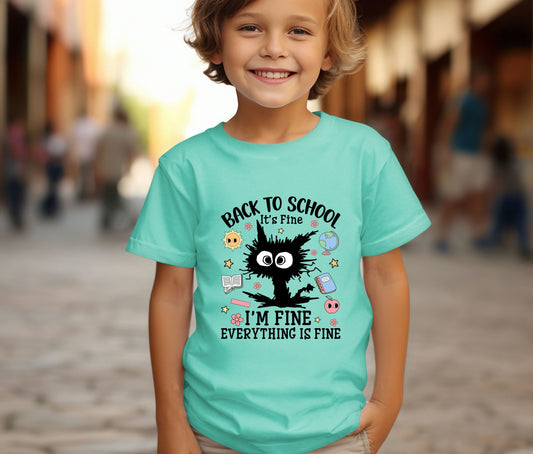 Back to School Shirt for Kids – Custom Name Tee | First Day of School Outfit | Preschool & Kindergarten Shirt | Custom Kids T-Shirt