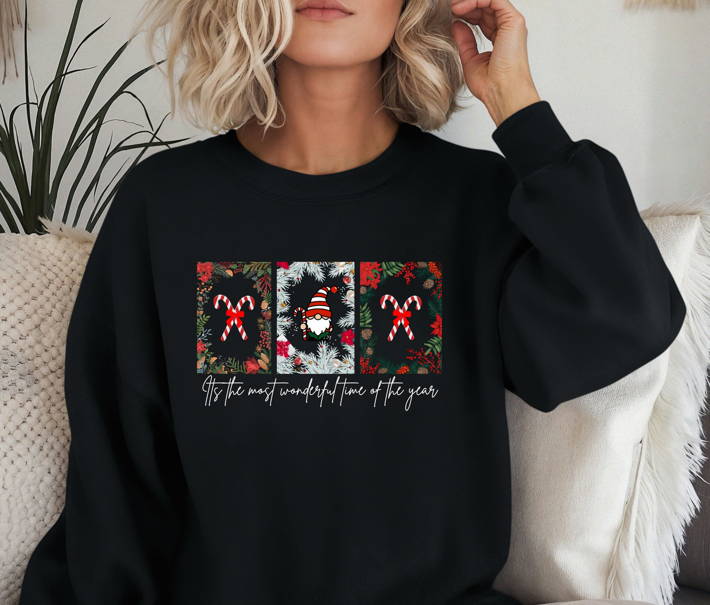 Its The Most Wonderful Time Of The Year Christmas Sweatshirt | Holiday Crewneck | Festive Winter Sweater | Cozy Family Matching Shirts | Funny Cute Christmas Gifts for All