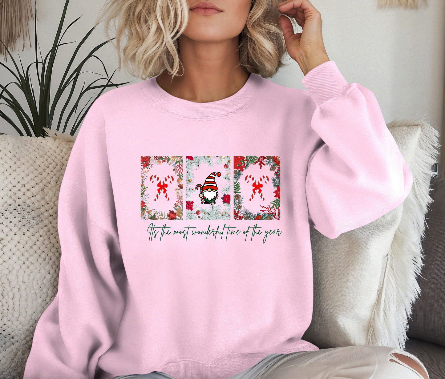 Its The Most Wonderful Time Of The Year Christmas Sweatshirt | Holiday Crewneck | Festive Winter Sweater | Cozy Family Matching Shirts | Funny Cute Christmas Gifts for All