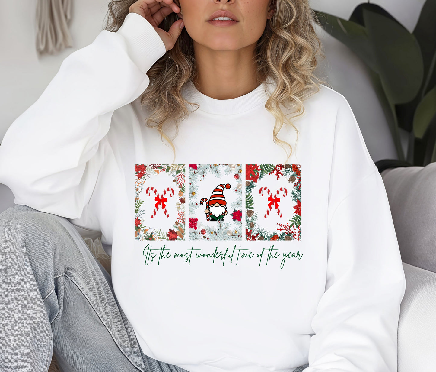 Its The Most Wonderful Time Of The Year Christmas Sweatshirt | Holiday Crewneck | Festive Winter Sweater | Cozy Family Matching Shirts | Funny Cute Christmas Gifts for All