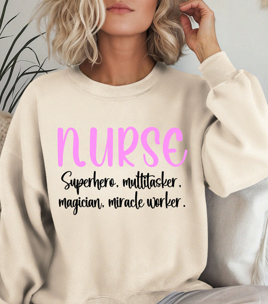 Nurse Shirt, New Nurse Gift, Nurse Appreciation, Nurse Student Sweatshirt, Registered Nurse Shirt