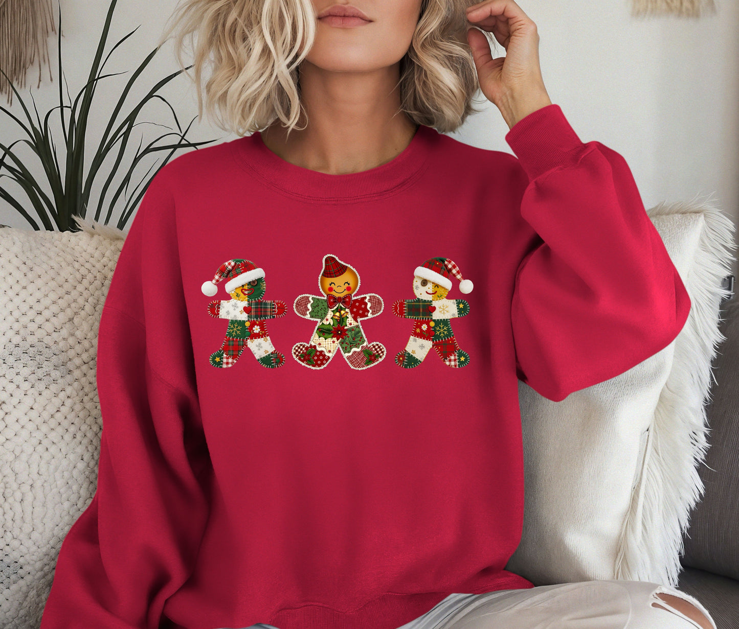 Gingerbread Man Christmas Sweatshirt | Holiday Crewneck | Festive Winter Sweater | Cozy Family Matching Shirts | Funny Cute Christmas Gifts for All