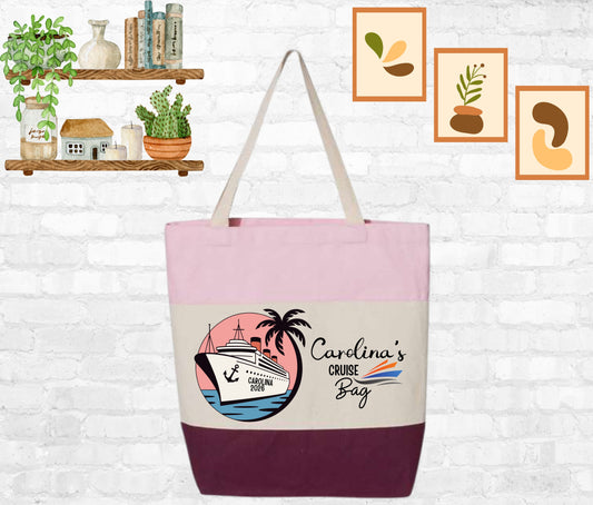 Cruise Tote Bag, Tote Bag Personalized, Tote Bag Design, Tote Bag, Bridesmaid Gifts Tote Bridal Shower Gift, Bachelorette Gifts