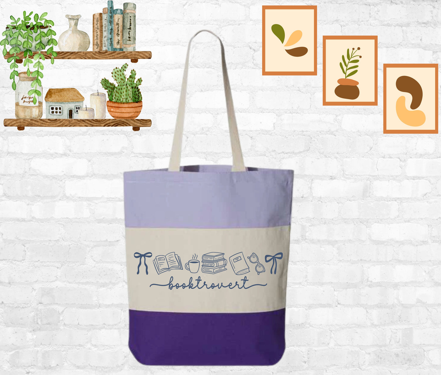 Booktrovert Tote Bag, Tote Bag Personalized, Tote Bag Design, Tote Bag, Bridesmaid Gifts Tote Bridal Shower Gift, Bachelorette Gifts