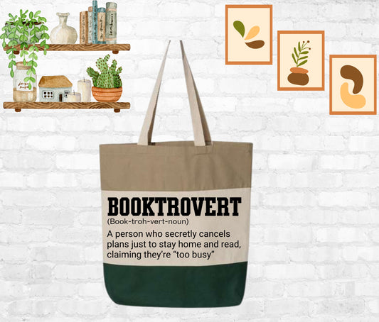 Booktrovert Tote Bag, Tote Bag Personalized, Tote Bag Design, Tote Bag, Bridesmaid Gifts Tote Bridal Shower Gift, Bachelorette Gifts