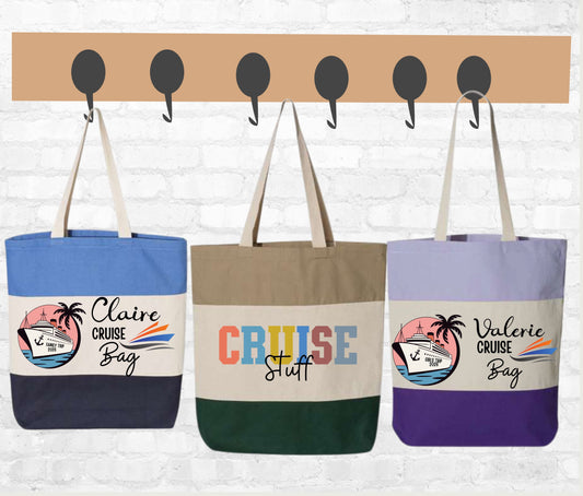 Cruise Tote Bag, Tote Bag Personalized, Tote Bag Design, Tote Bag, Bridesmaid Gifts Tote Bridal Shower Gift, Bachelorette Gifts
