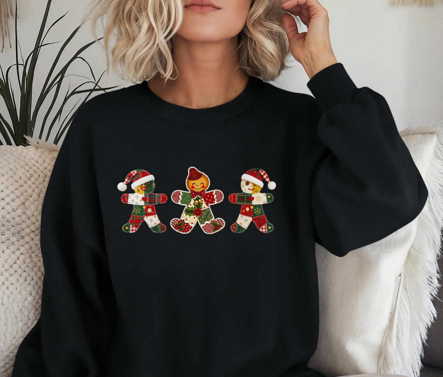 Gingerbread Man Christmas Sweatshirt | Holiday Crewneck | Festive Winter Sweater | Cozy Family Matching Shirts | Funny Cute Christmas Gifts for All
