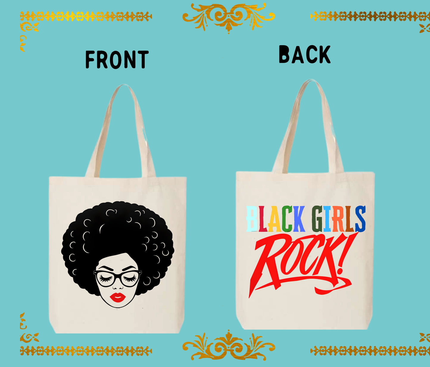 Black Girls Rocks tote bag, Tote Bag, Tote, Totes Bags, Custom Bag Totes, Gift for her, custom Totes Bag Gift, Gift For Mom, Canvas Bag, Canvas Bags