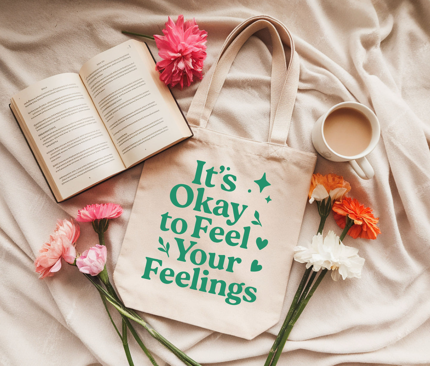 It's Okaytote bag, Tote Bag, Tote, Totes Bags, Custom Bag Totes, Gift for her, custom Totes Bag Gift, Gift For Mom, Canvas Bag, Canvas Bags