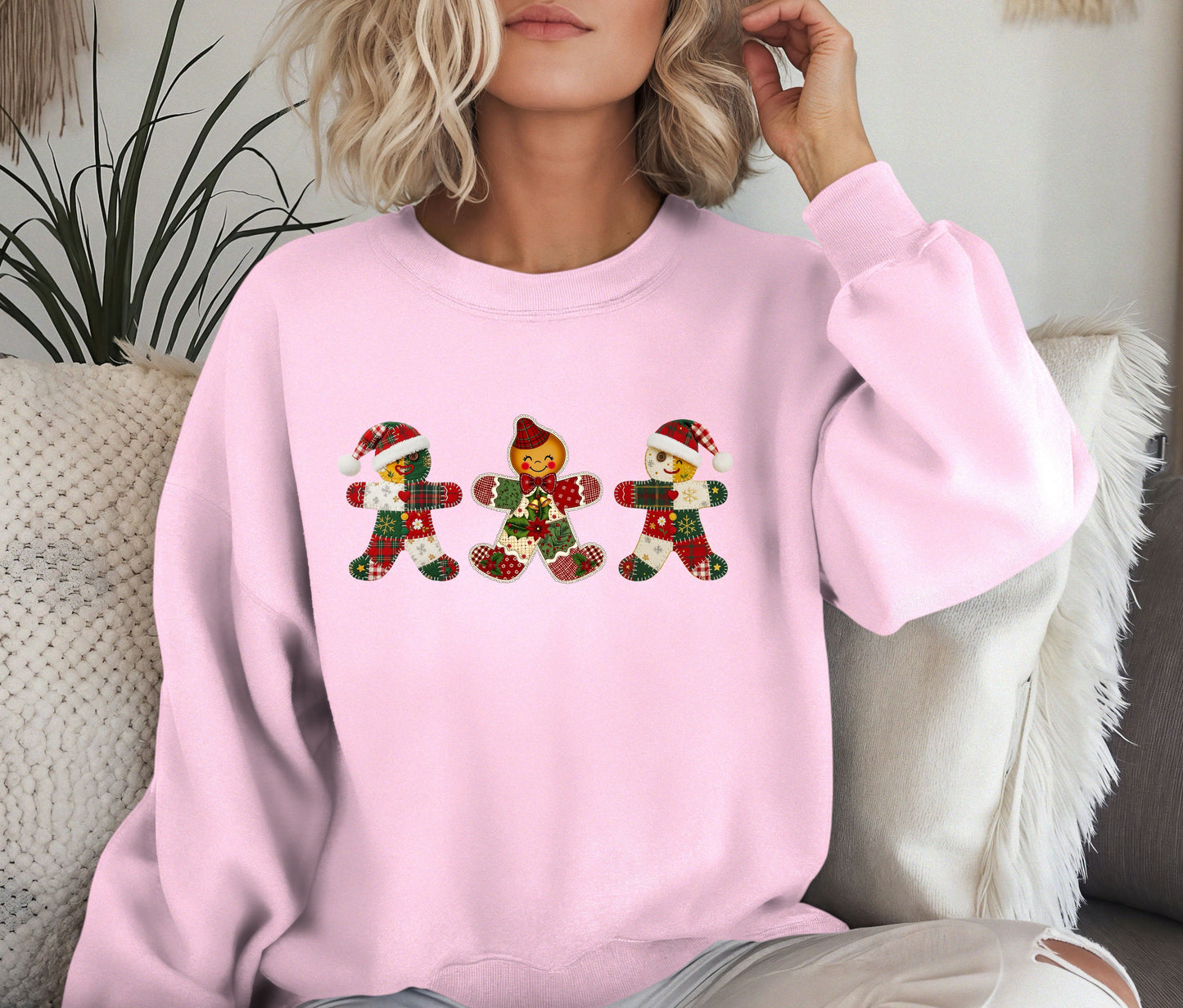 Gingerbread Man Christmas Sweatshirt | Holiday Crewneck | Festive Winter Sweater | Cozy Family Matching Shirts | Funny Cute Christmas Gifts for All
