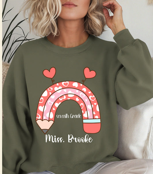 Custom Unisex Sweatshirt for teachers,  Elementary Teacher Appreciation, Cute Elementary Teacher Appreciation Gift, Teachers Sweatshirt