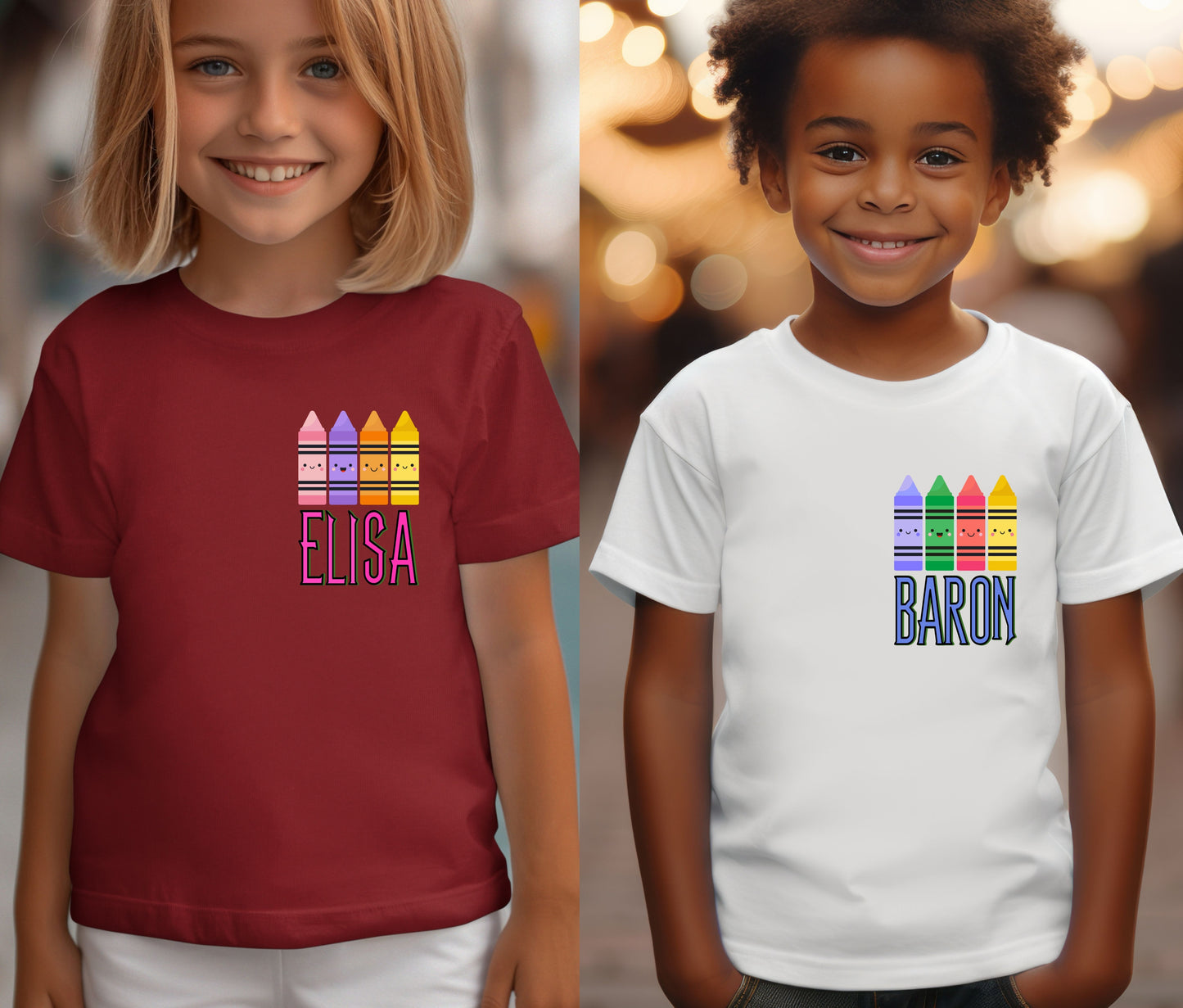 Custom Name Tee | First Day of School Outfit | Kids Shirt | Custom Kids T-Shirt