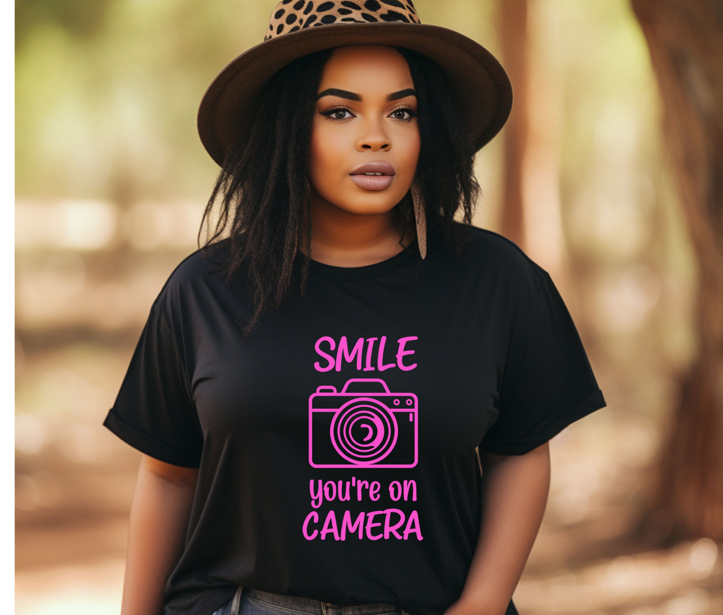 Photographer T-Shirt | Camera Graphic Tee | Photography Shirt for Men & Women | Photography Gift | Smile You’re On Camera Shirt