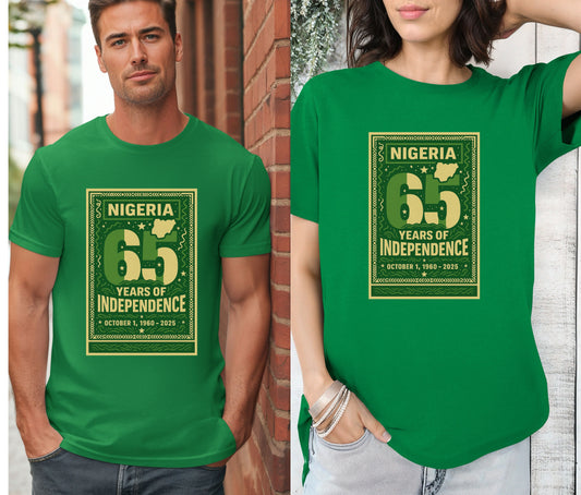 Nigerian Independece Day Shirt , Naija to the World T-Shirt, Nigerian Pride Shirt | African Heritage Tee | Green White Green Nigeria Flag Shirt | Unisex Naija Culture Tee