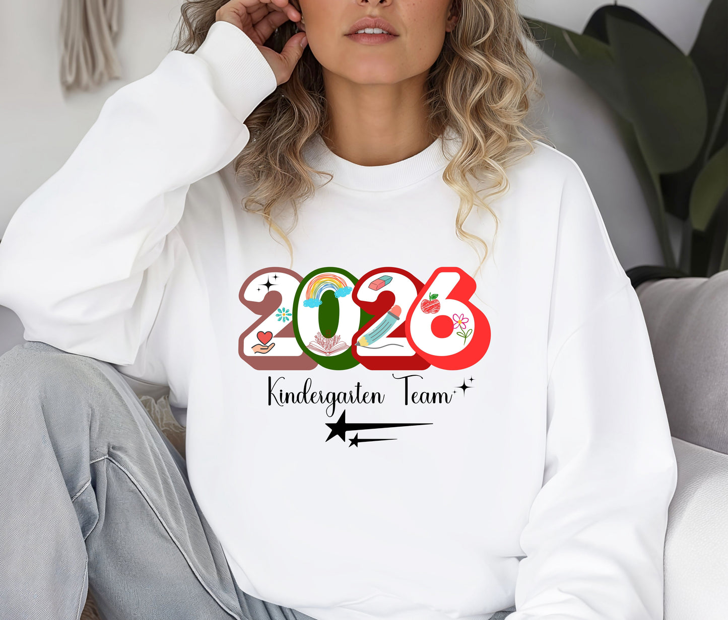 📚 2026 Grade Four Team Sweatshirt | Teacher Crewneck | Back to School Shirt | Fourth Grade Teacher Gift | Staff Team Outfit