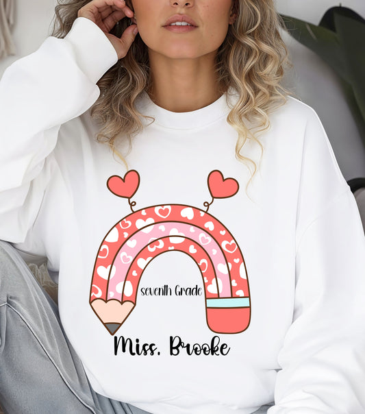 Custom Unisex Sweatshirt for teachers,  Elementary Teacher Appreciation, Cute Elementary Teacher Appreciation Gift, Teachers Sweatshirt