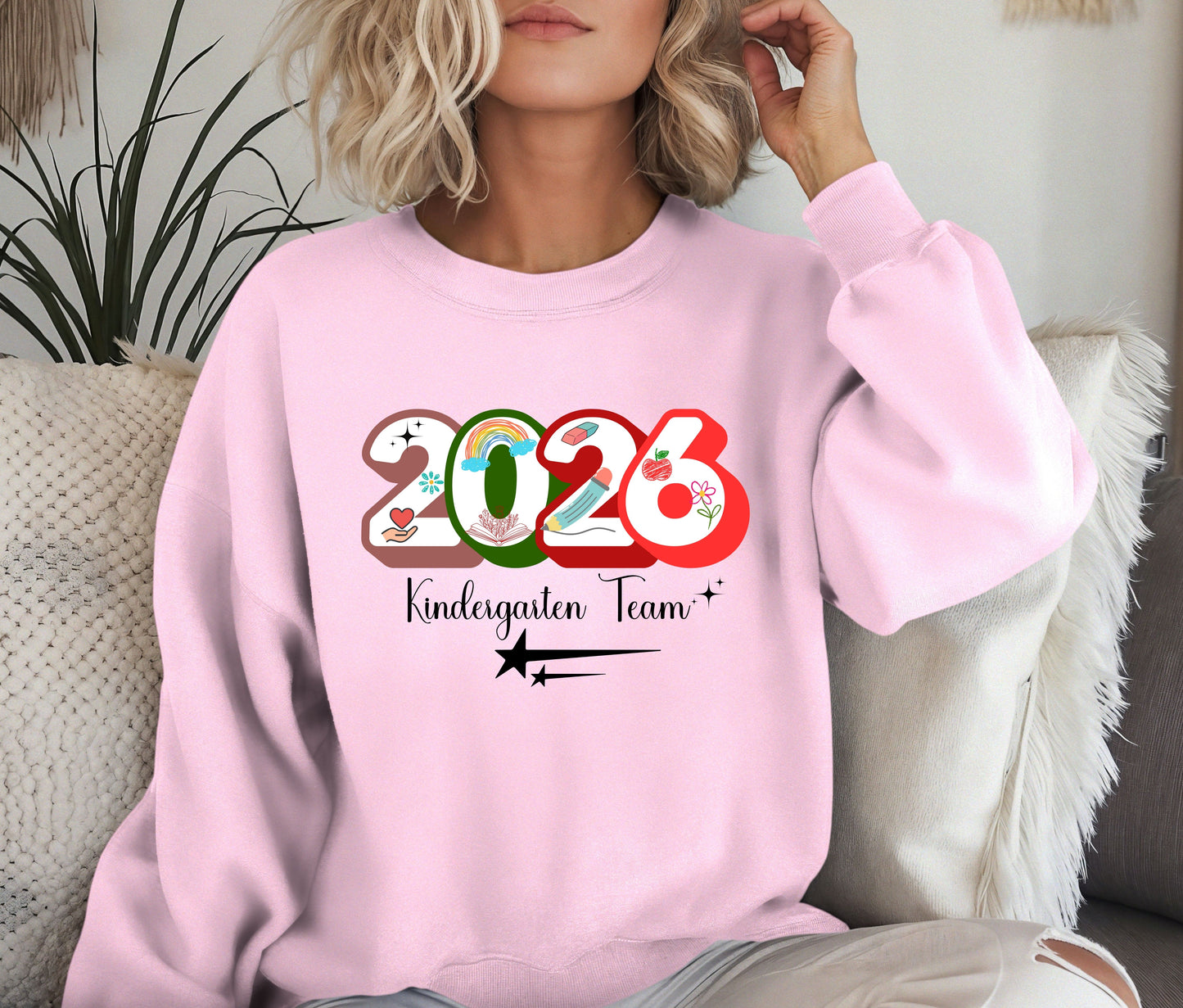 📚 2026 Grade Four Team Sweatshirt | Teacher Crewneck | Back to School Shirt | Fourth Grade Teacher Gift | Staff Team Outfit