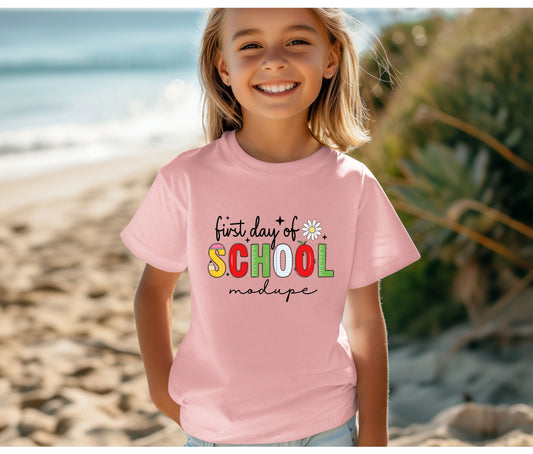 Back to School Shirt for Kids – Custom Name Tee | First Day of School Outfit | Preschool & Kindergarten Shirt | Custom Kids T-Shirt