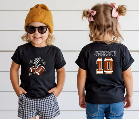 🏈 Custom Football Family Shirts | Game Day Matching Shirts | Personalized Football Team Support Tees