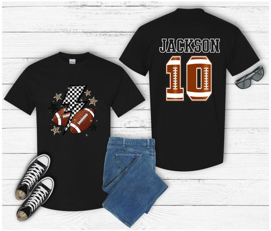 🏈 Custom Football Family Shirts | Game Day Matching Shirts | Personalized Football Team Support Tees