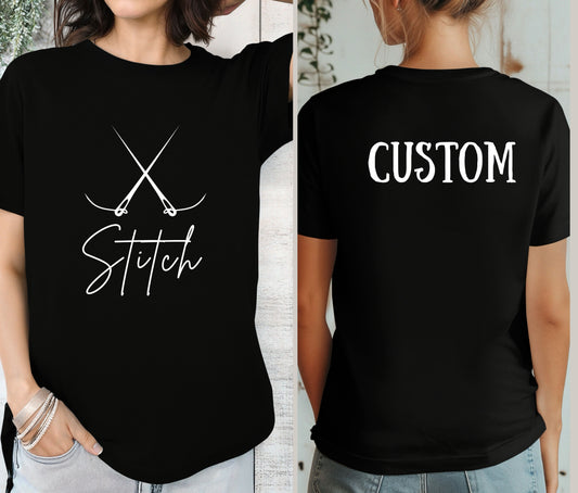 Custom Logo Shirt with Company Name on Back – Personalized Business Branding Tee – Custom Workwear T-Shirt for Teams, Events, and Staff
