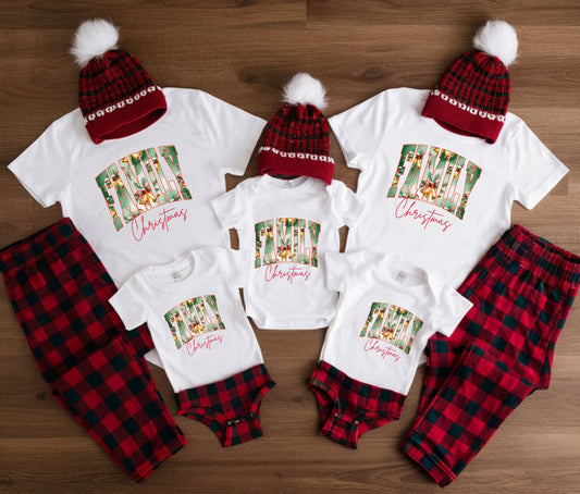🎄 Custom Christmas Shirts for Family | Matching Holiday Shirts | Personalized Family Christmas Outfits