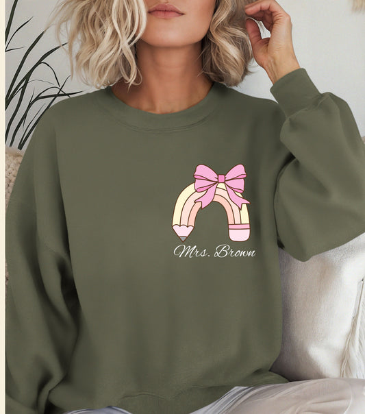 Custom Unisex Sweatshirt for teachers,  Elementary Teacher Appreciation, Cute Elementary Teacher Appreciation Gift, Teachers Sweatshirt