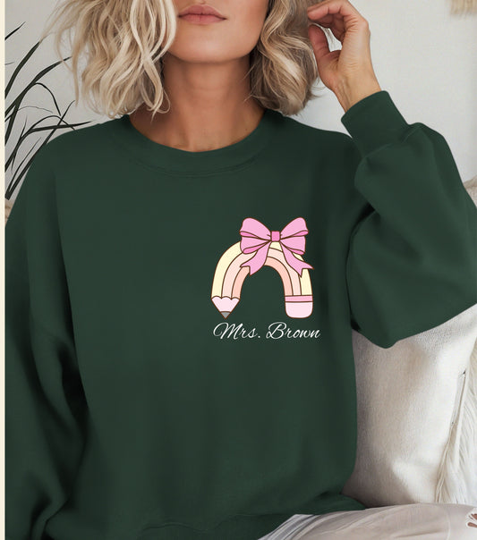 Custom Unisex Sweatshirt for teachers,  Elementary Teacher Appreciation, Cute Elementary Teacher Appreciation Gift, Teachers Sweatshirt