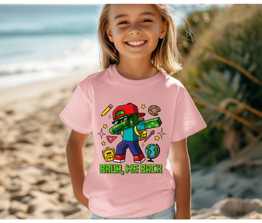 Back to School Shirt for Kids – Custom Name Tee | First Day of School Outfit | Preschool & Kindergarten Shirt | Custom Kids T-Shirt