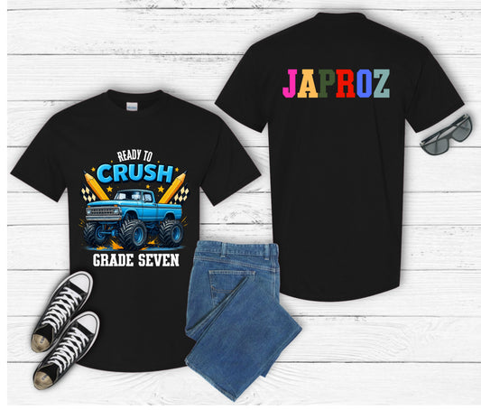 Back to School Shirt for Kids – Custom Name Tee | First Day of School Outfit | Preschool & Kindergarten Shirt | Custom Kids T-Shirt