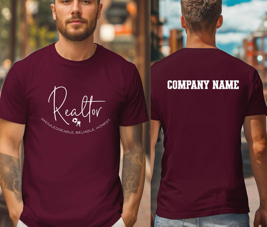 Realtor Shirt, Real Estate Shirt Gift For Realtor, Personalized Realtor T-Shirt, Custom Realtor Life Shirts, Real Estate Agent Gift T-Shirts