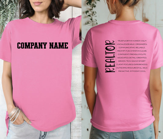 Realtor Shirt, Real Estate Shirt Gift For Realtor, Personalized Realtor T-Shirt, Custom Realtor Life Shirts, Real Estate Agent Gift T-Shirts