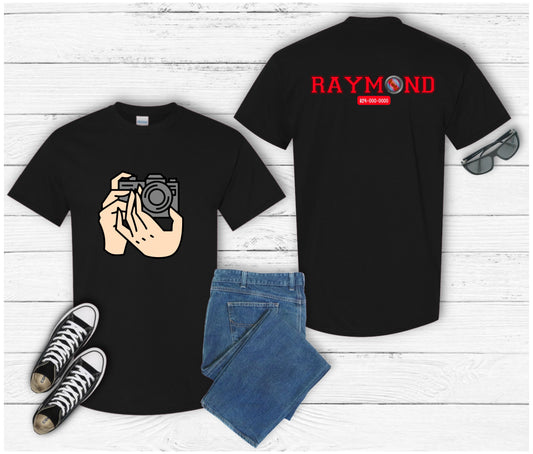 Photographer T-Shirt | Camera Graphic Tee | Photography Shirt for Men & Women | Photography Gift | Smile You’re On Camera Shirt