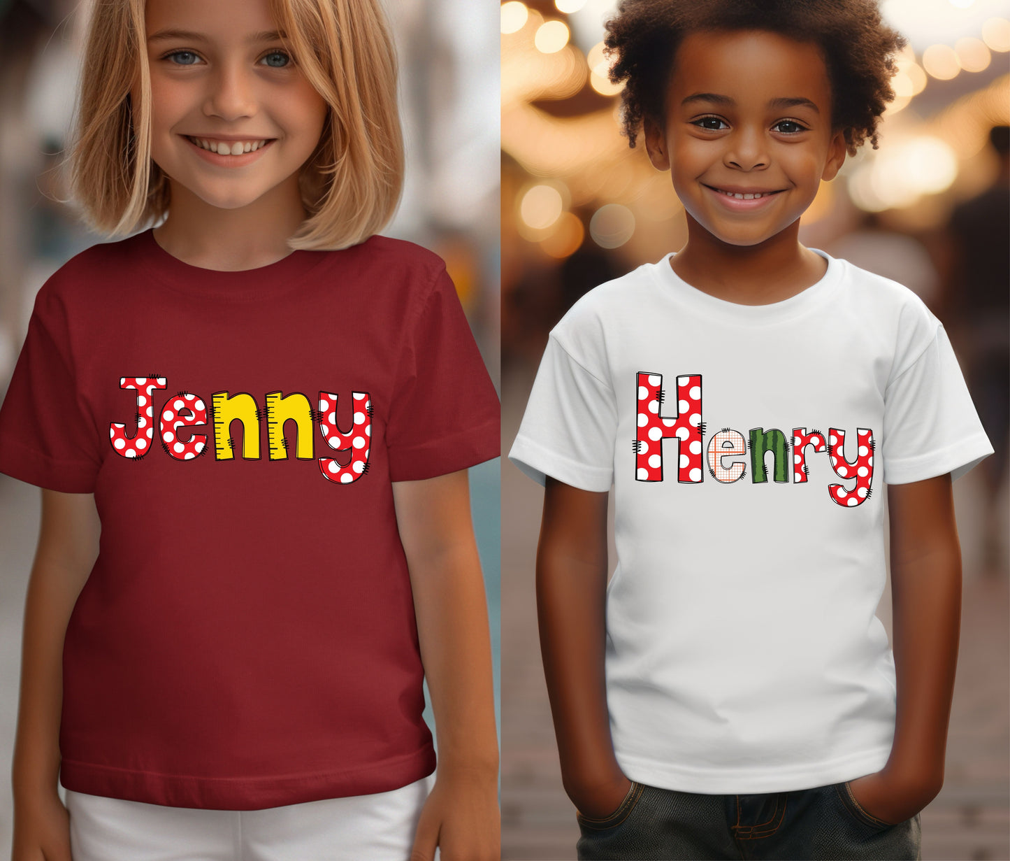 Custom Name Tee | First Day of School Outfit | Kids Shirt | Custom Kids T-Shirt