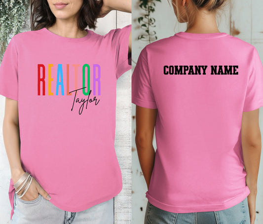 Realtor Shirt, Real Estate Shirt Gift For Realtor, Personalized Realtor T-Shirt, Custom Realtor Life Shirts, Real Estate Agent Gift T-Shirts