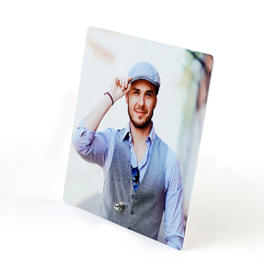 Aluminum Photo Frame 20×25 cm – Sleek Metal Frame, 1 mm Thick, Modern Wall & Tabletop Display for Photos, Prints, Certificates, or Artwork