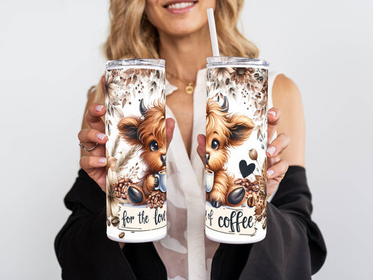 20oz Stainless Steel Tumbler – Insulated Travel Mug with Lid & Straw | Customizable | Hot & Cold Drinkware | Gift for Him, Her, or Kids
