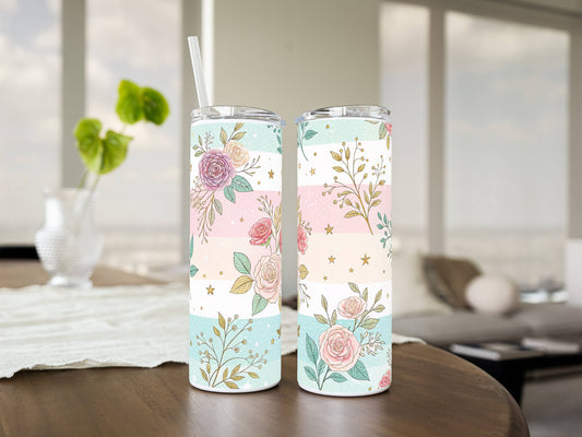 20oz Stainless Steel Tumbler – Insulated Travel Mug with Lid & Straw | Customizable | Hot & Cold Drinkware | Gift for Him, Her, or Kids