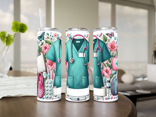 20oz Stainless Steel Tumbler – Insulated Travel Mug with Lid & Straw | Customizable | Hot & Cold Drinkware | Gift for Him, Her, or Kids