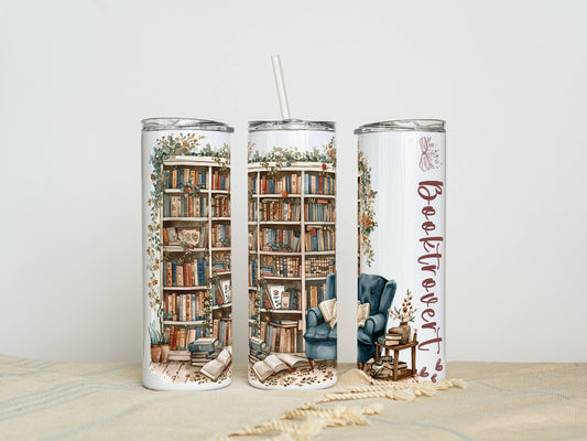 20 oz Booktrovert Stainless Steel Tumbler – Insulated Travel Mug with Lid & Straw | Customizable | Hot & Cold Drinkware | Gift for Him, Her, or Kids (Copy)